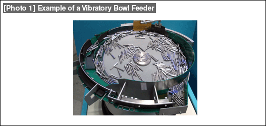 [Photo 1] Example of a Vibratory Bowl Feeder