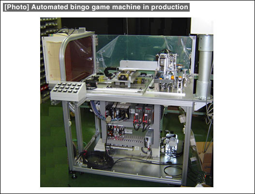 [Photo] Automated bingo game machine in production