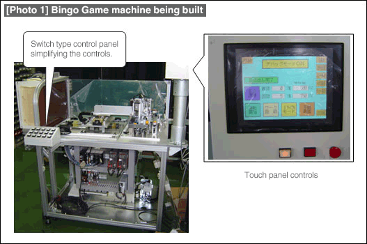 [Photo 1] Bingo Game machine being built