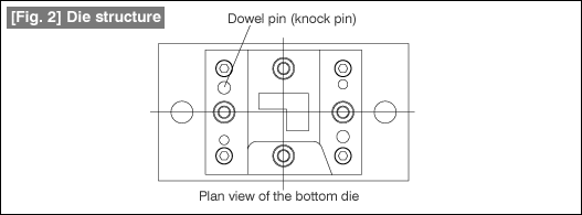 [Fig. 2] Die structure