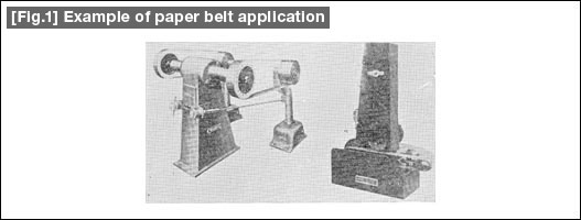 [Fig.1] Example of paper belt application