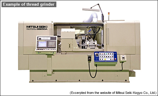 Example of thread grinder